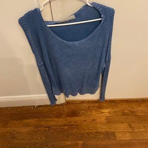 Blue waffle tee